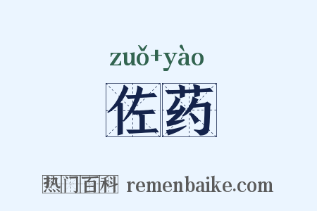 佐药是什么意思的图片
